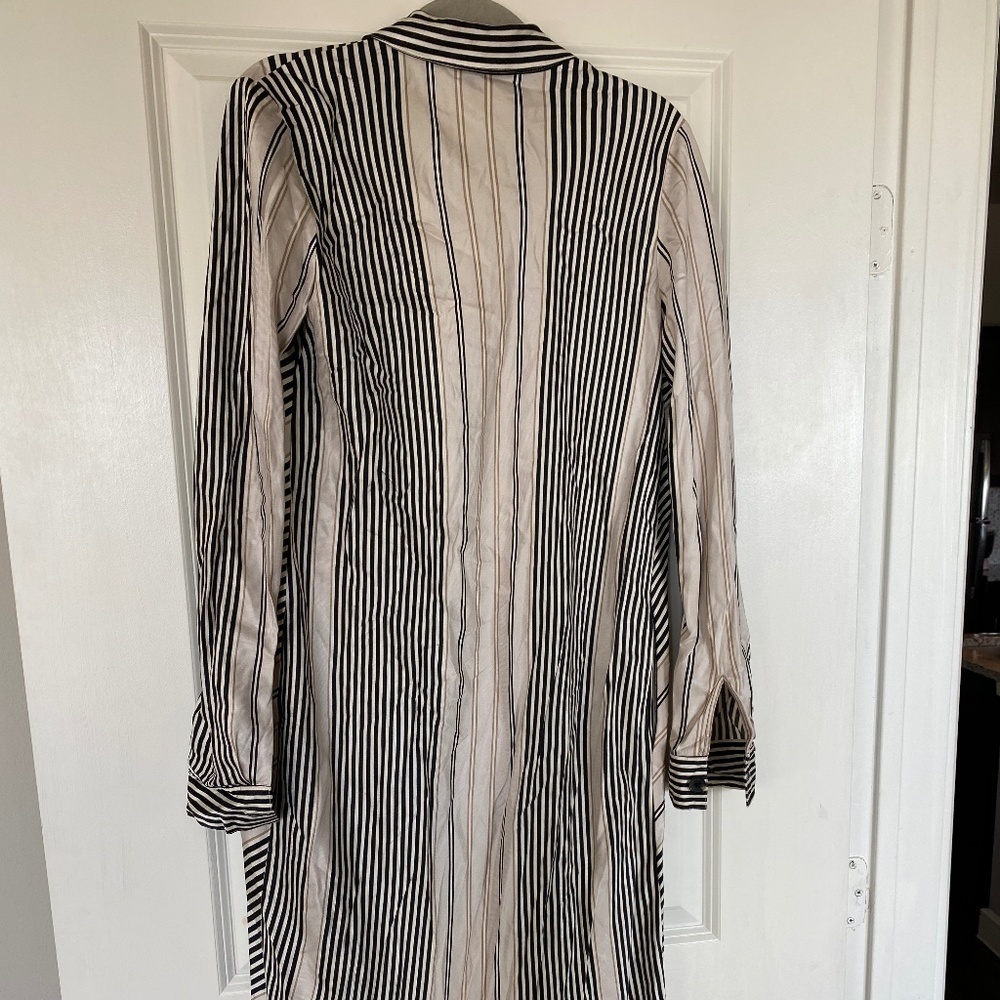 Ann Taylor Striped Midi Dress Womens Size S - Picture 6 of 6